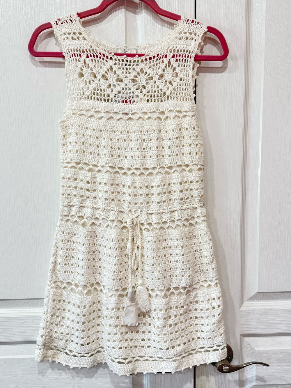 Joie Crochet Cream Summer Dress